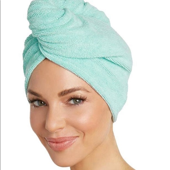 🌸DAILY CONCEPTS - DAILY HAIR TOWEL WRAP in TEAL 🌸 - Picture 1 of 4